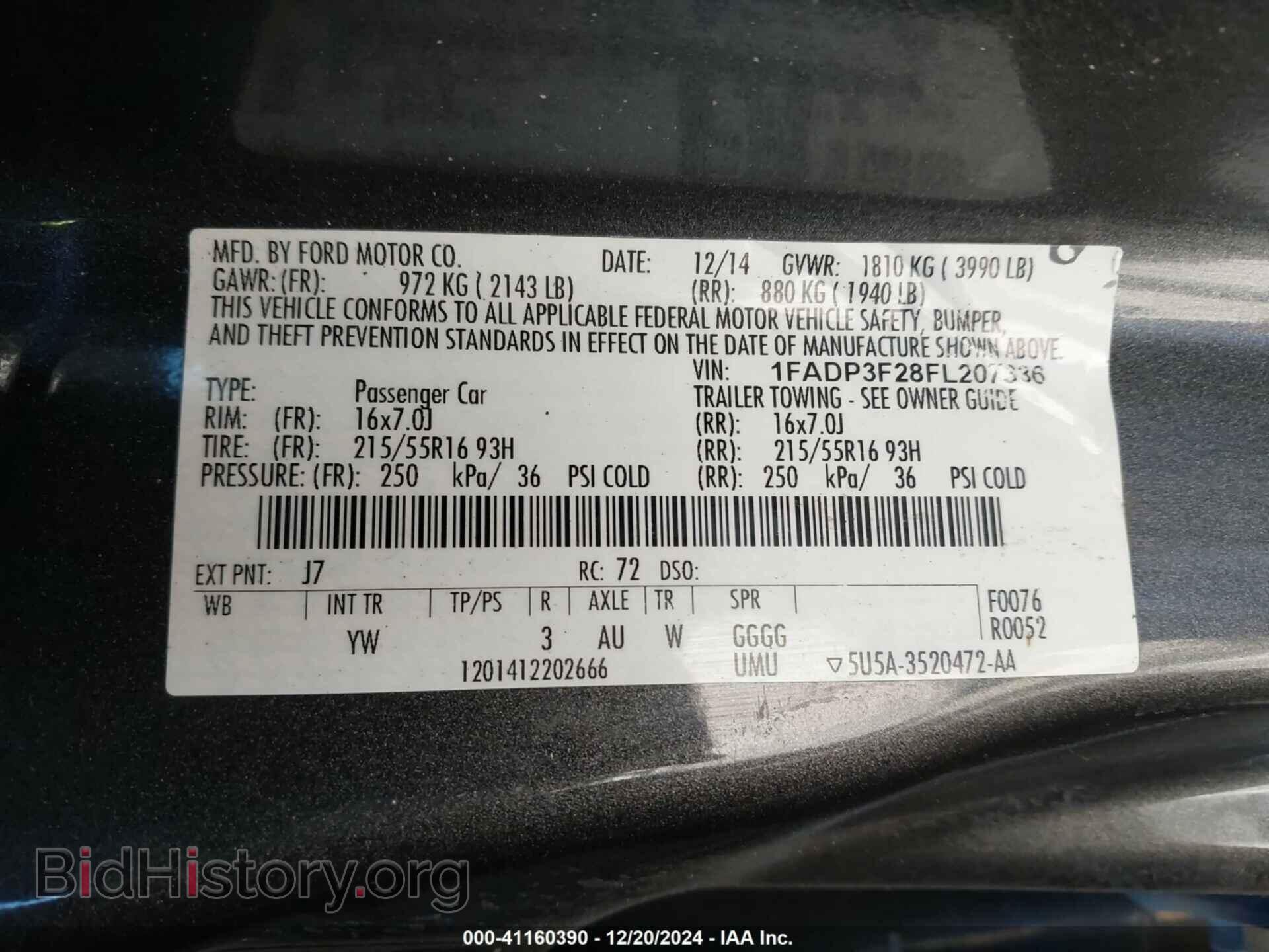 2015 FORD FOCUS - VIN: 1FADP3F28FL207336 - Photo 9