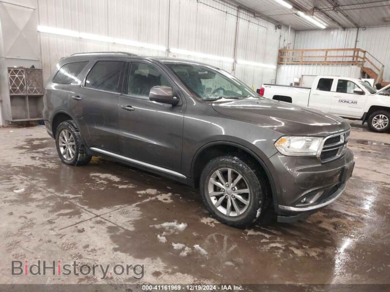 2017 Dodge DURANGO SXT AWD (VIN 1C4RDJAG2HC824217) — photo 1 of 16, IAAI, damage: engine damage