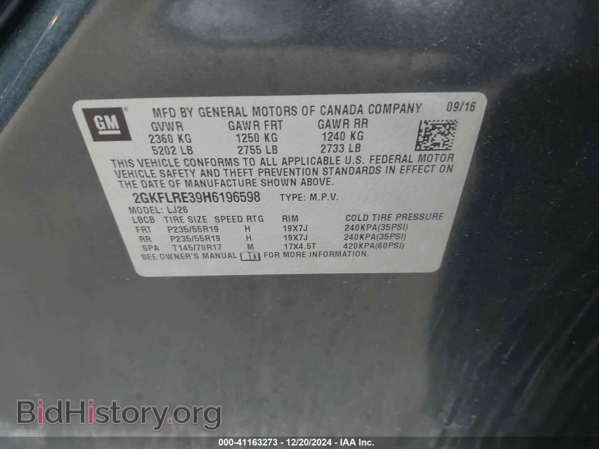 2017 GMC TERRAIN - VIN: 2GKFLRE39H6196598 - Фото 9