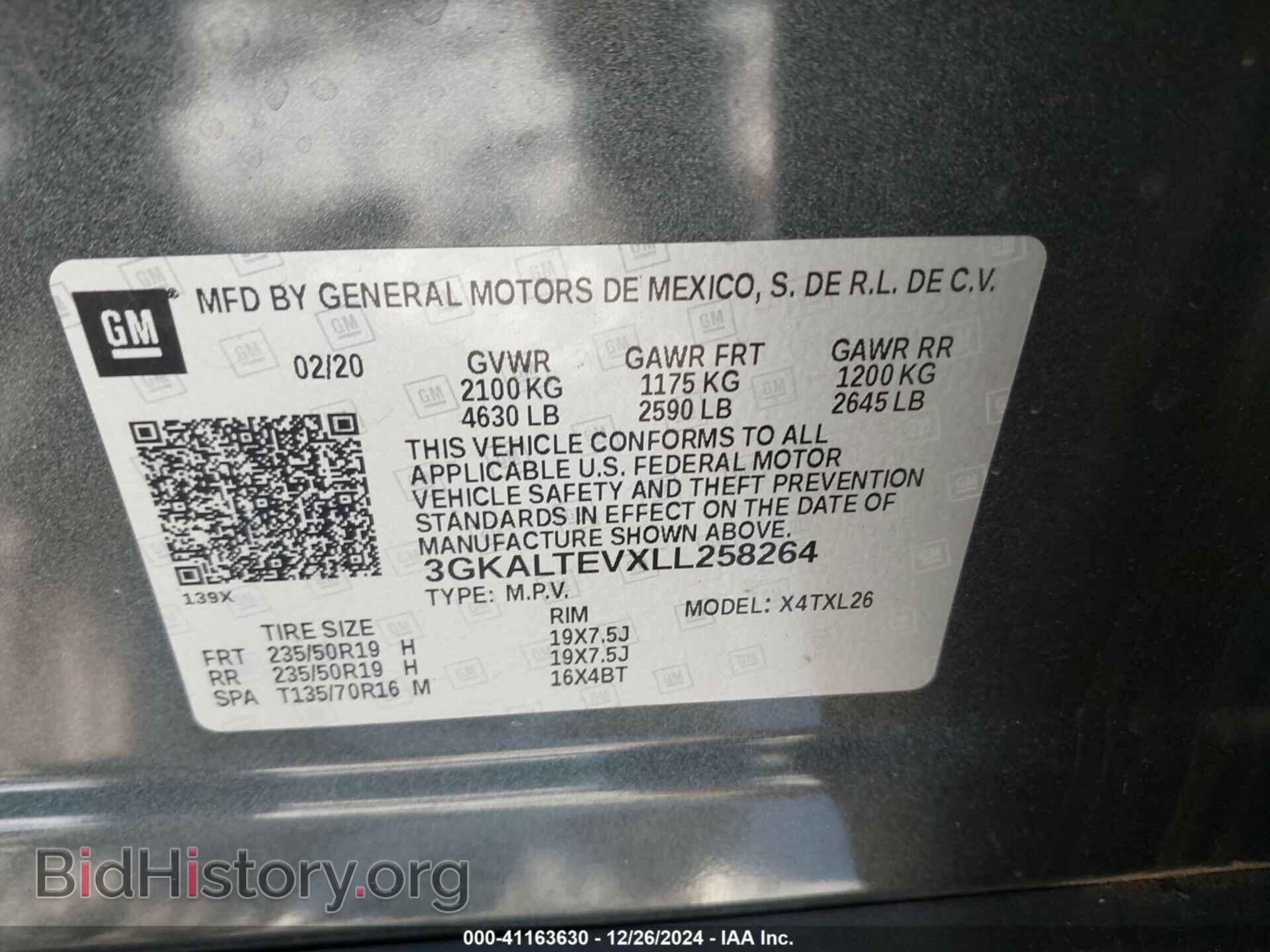 2020 GMC TERRAIN - VIN: 3GKALTEVXLL258264 - Фото 9