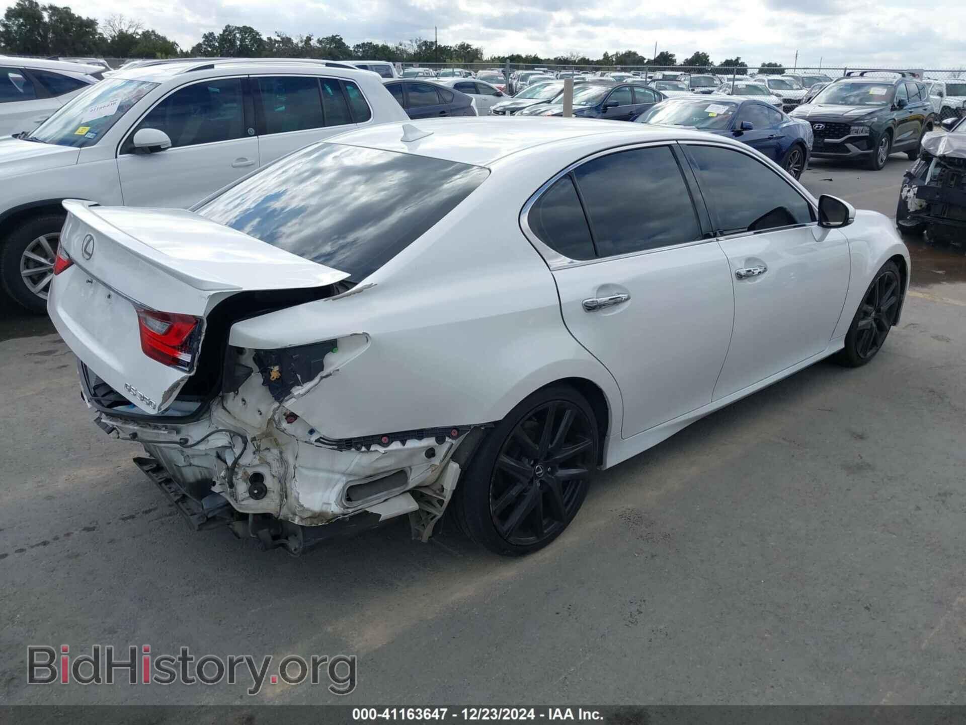 2013 LEXUS GS 350 - VIN: JTHBE1BL0D5009070 - Фото 4
