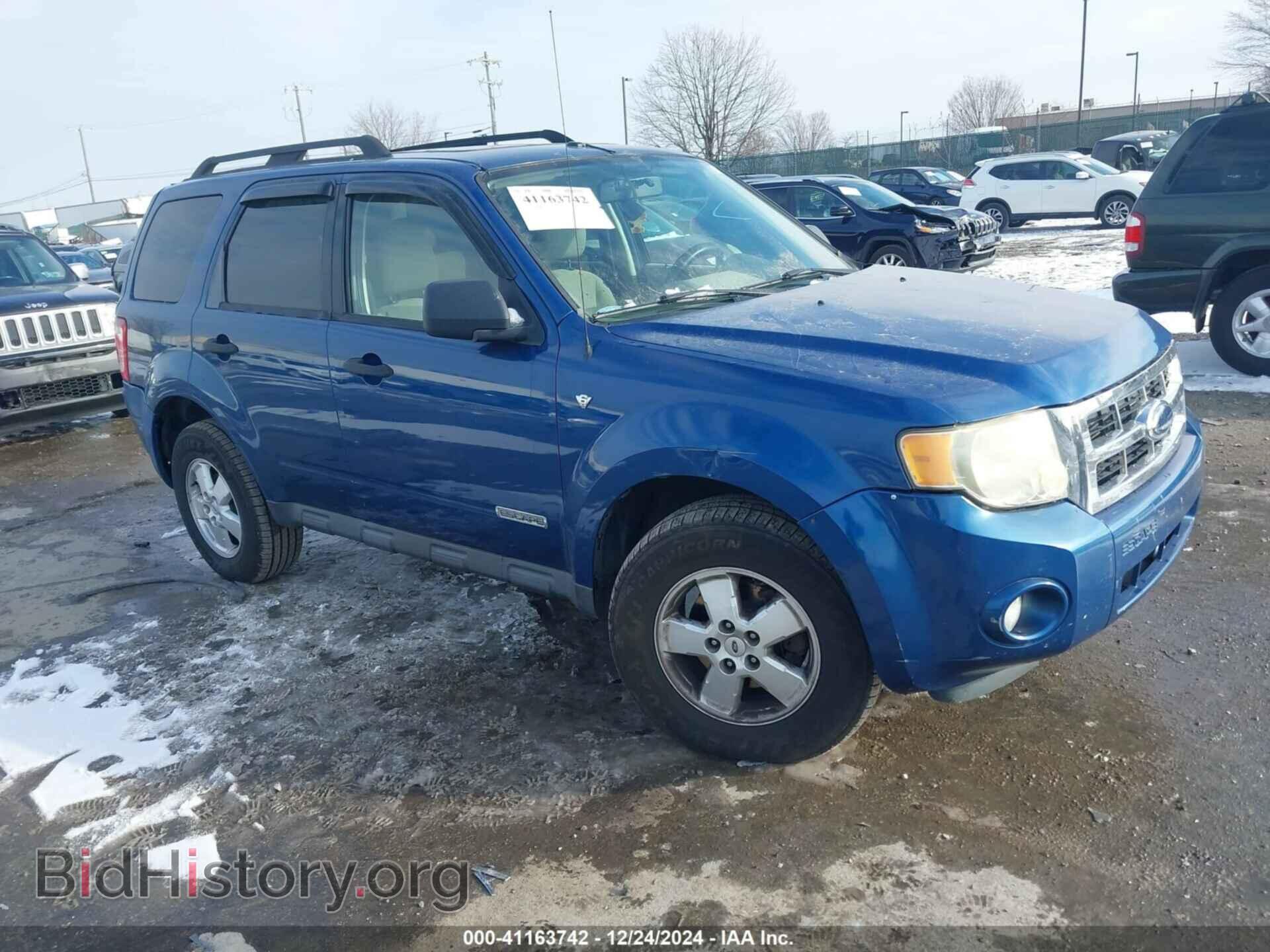 Photo 1FMCU03168KB66718 - FORD ESCAPE 2008