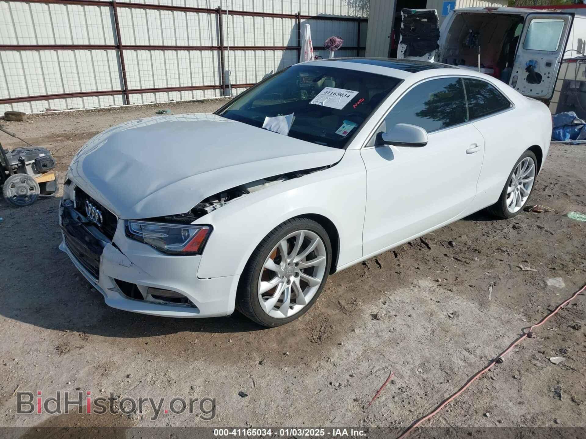 2013 AUDI A5 - VIN: WAULFAFR8DA040069 - Фото 2