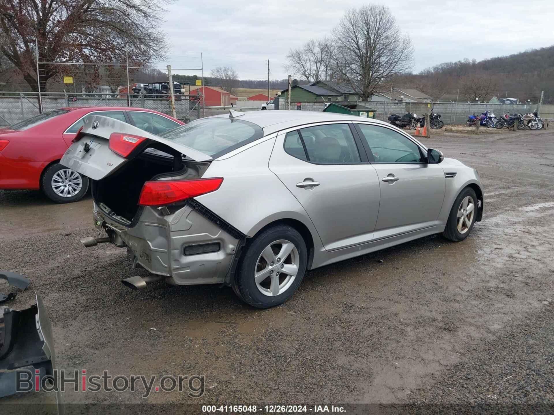 2014 KIA OPTIMA - VIN: KNAGM4A73E5478703 - Фото 4