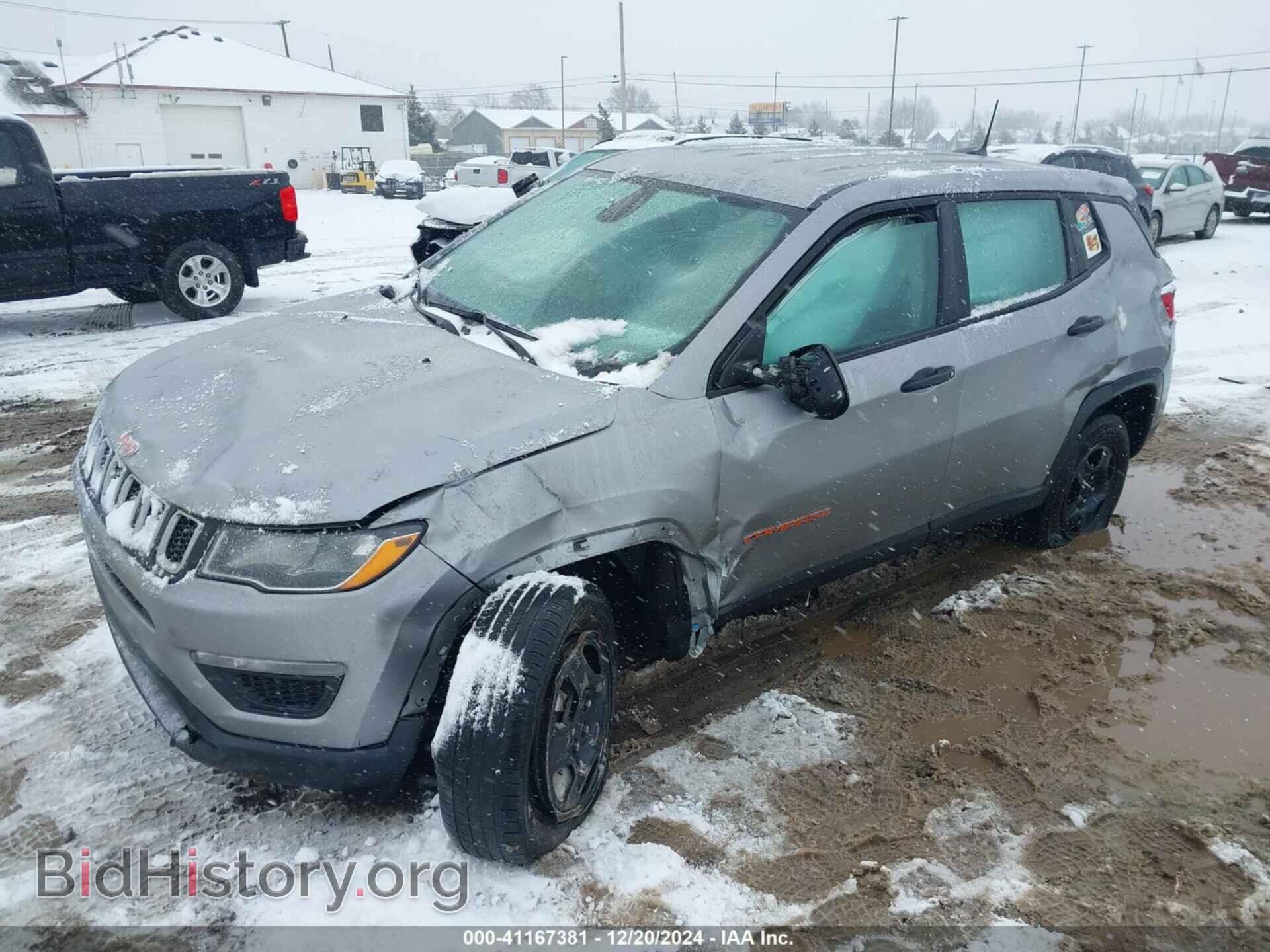 2019 JEEP COMPASS - VIN: 3C4NJDAB2KT602155 - Фото 2