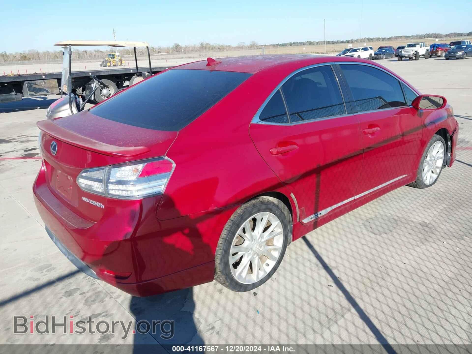 2010 LEXUS HS 250H - VIN: JTHBB1BA4A2020478 - Фото 4