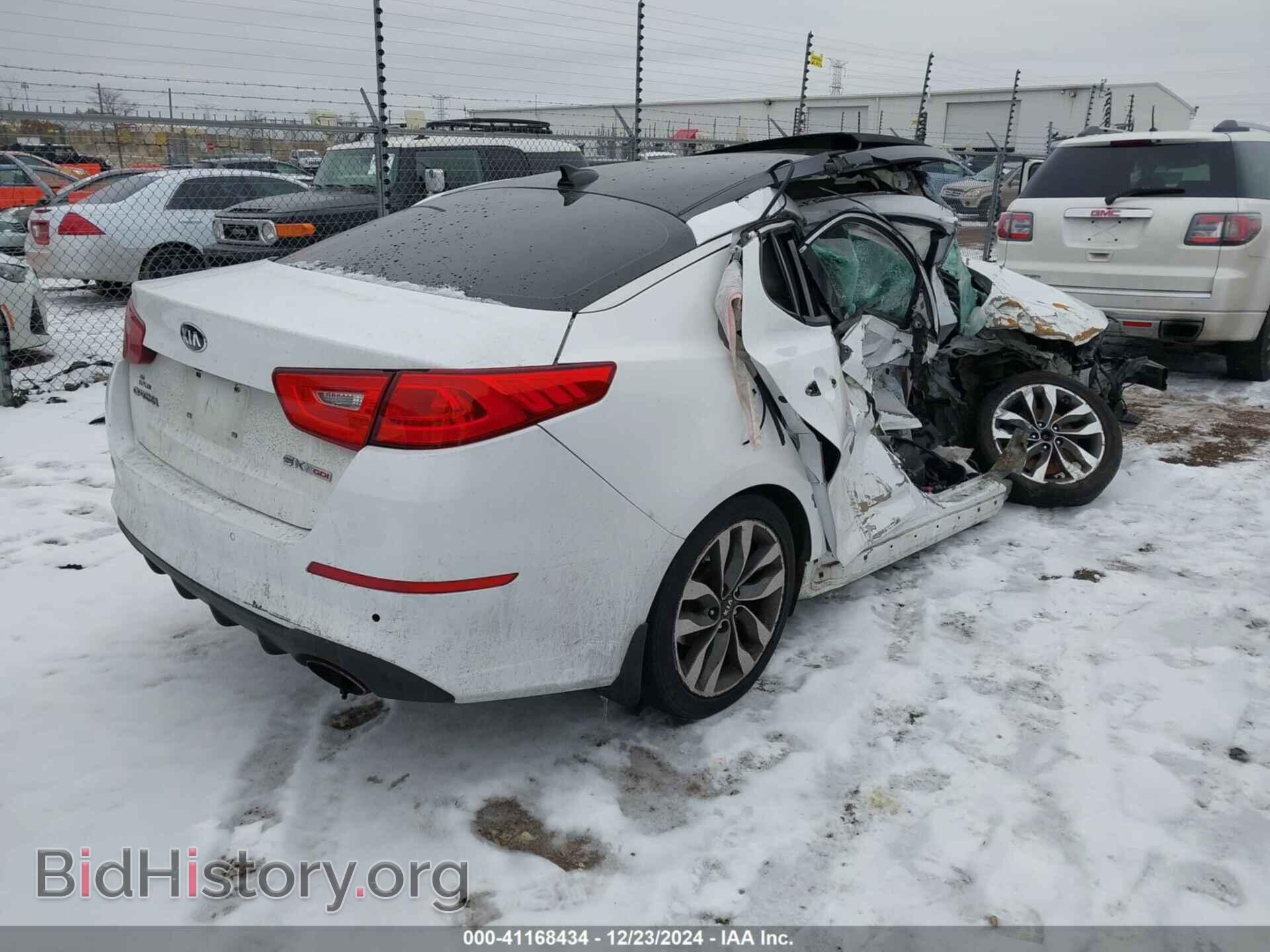 2015 KIA OPTIMA - VIN: 5XXGR4A60FG444307 - Фото 4