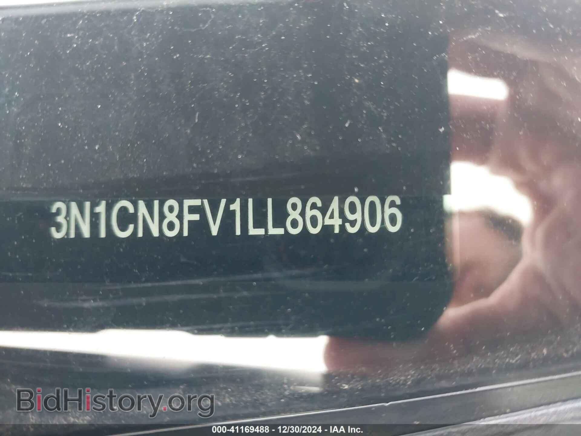 2020 NISSAN VERSA - VIN: 3N1CN8FV1LL864906 - Фото 9