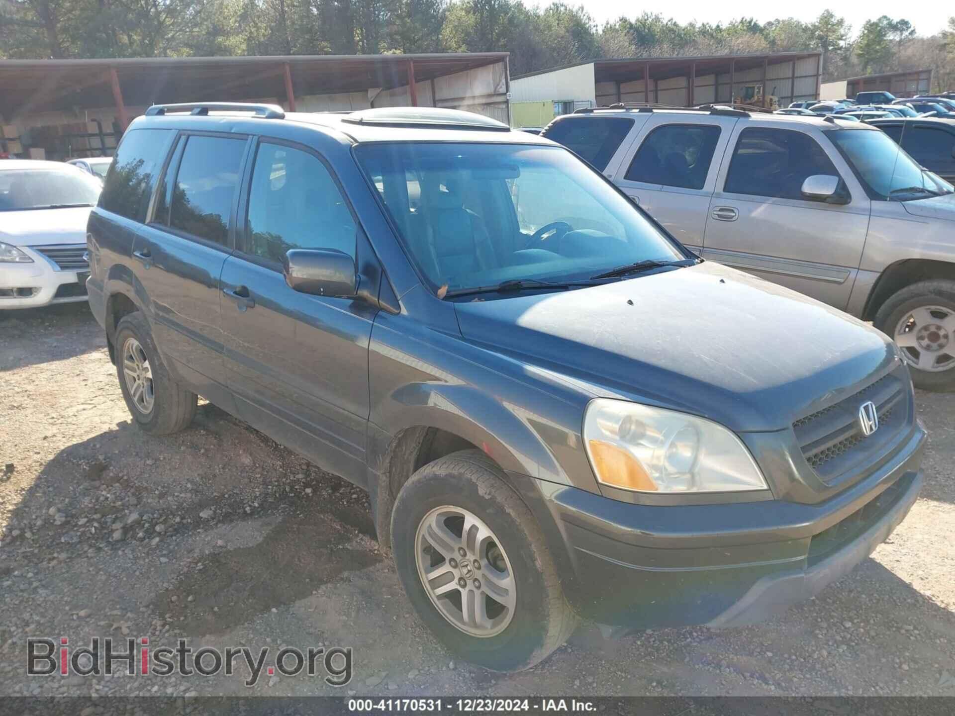 Photo 5FNYF18665B063421 - HONDA PILOT 2005