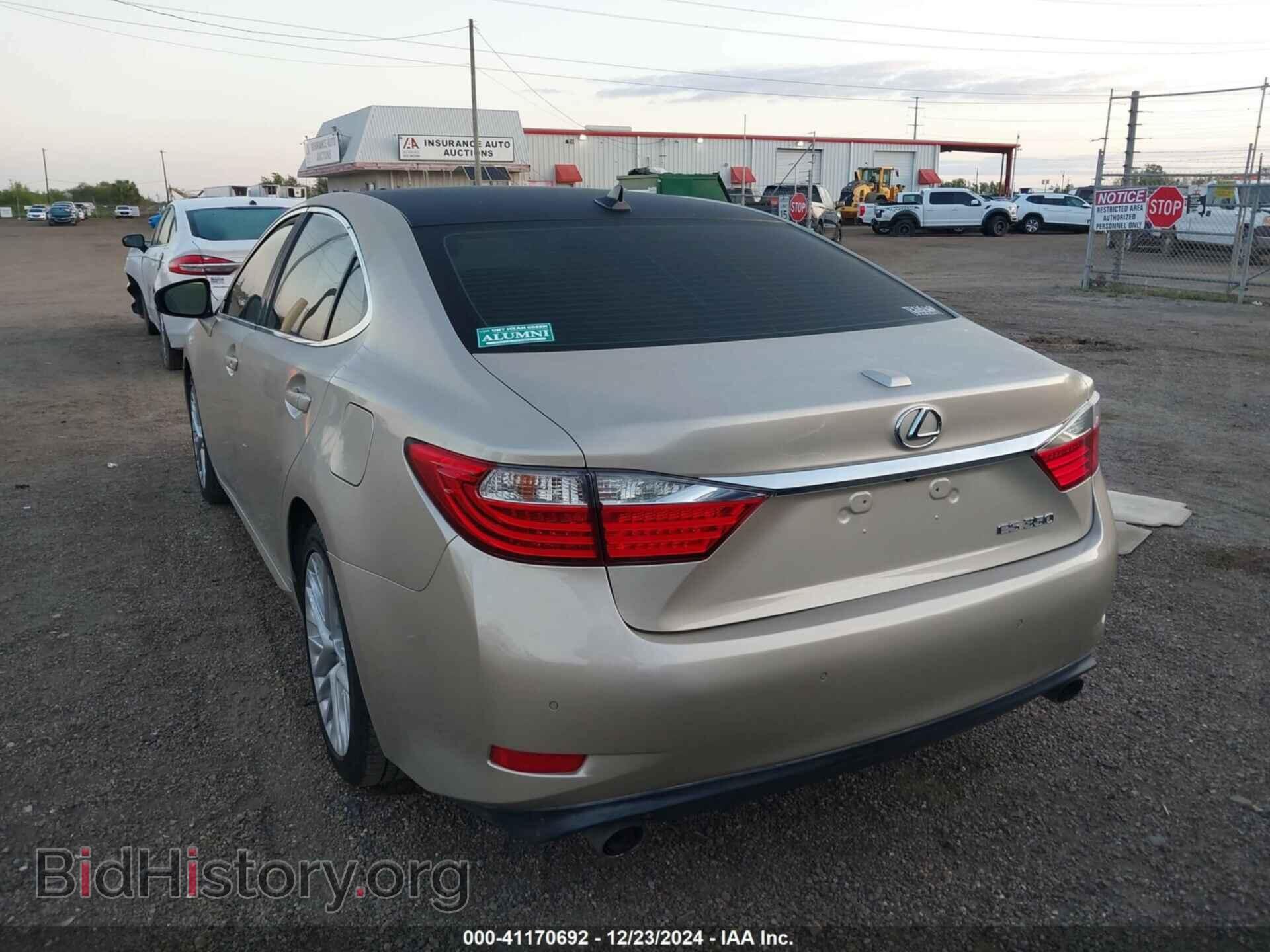 2013 LEXUS ES - VIN: JTHBK1GG6D2000251 - Фото 3