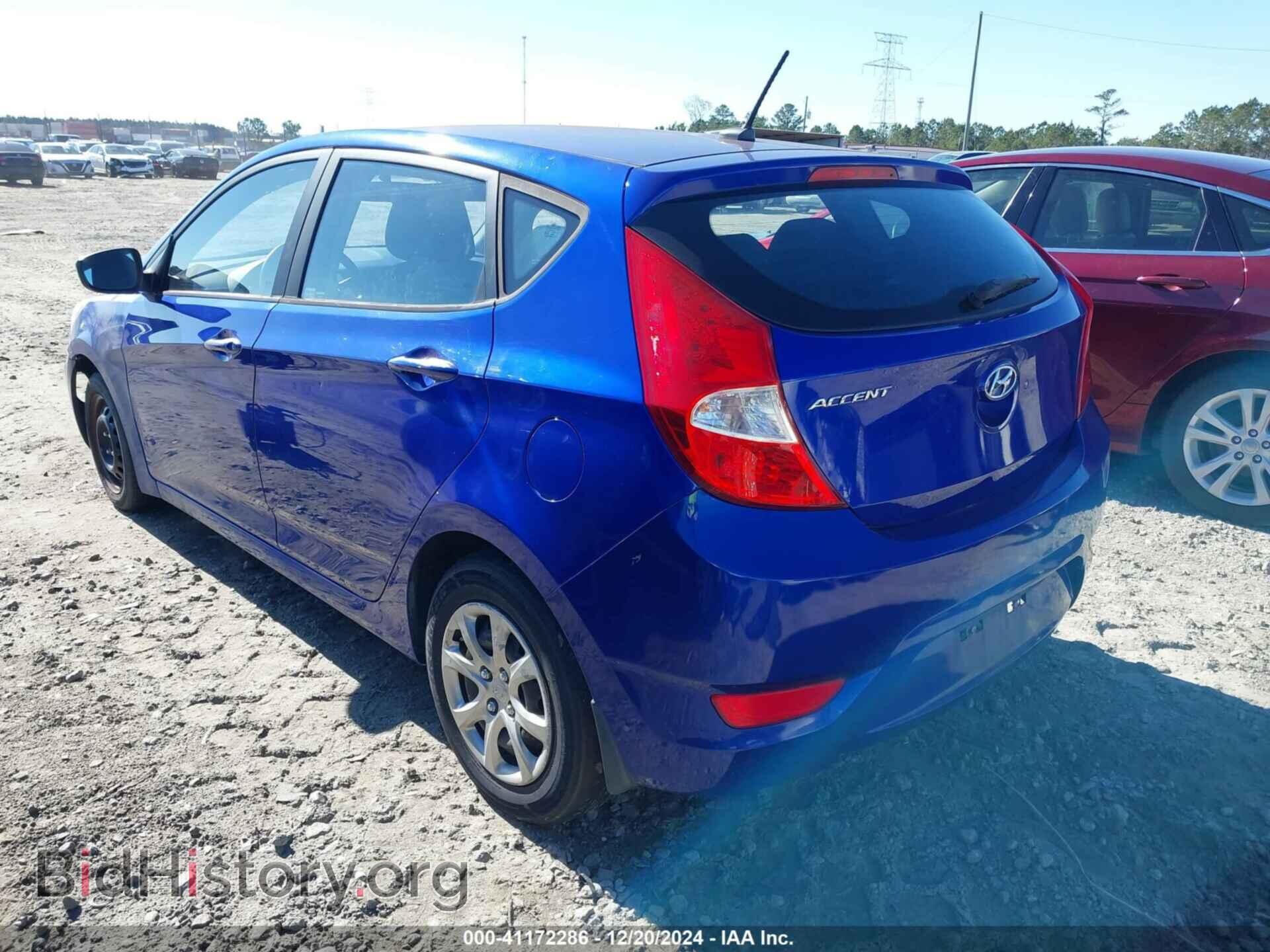 2013 HYUNDAI ACCENT - VIN: KMHCT5AE4DU132376 - Фото 3
