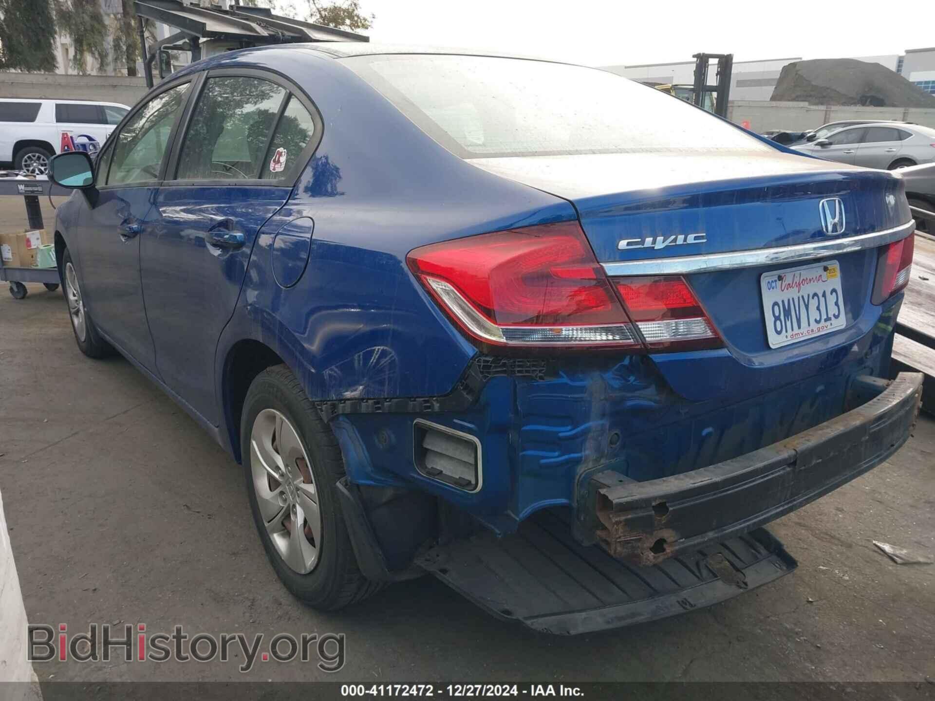 2013 HONDA CIVIC - VIN: 19XFB2F55DE001029 - Фото 3
