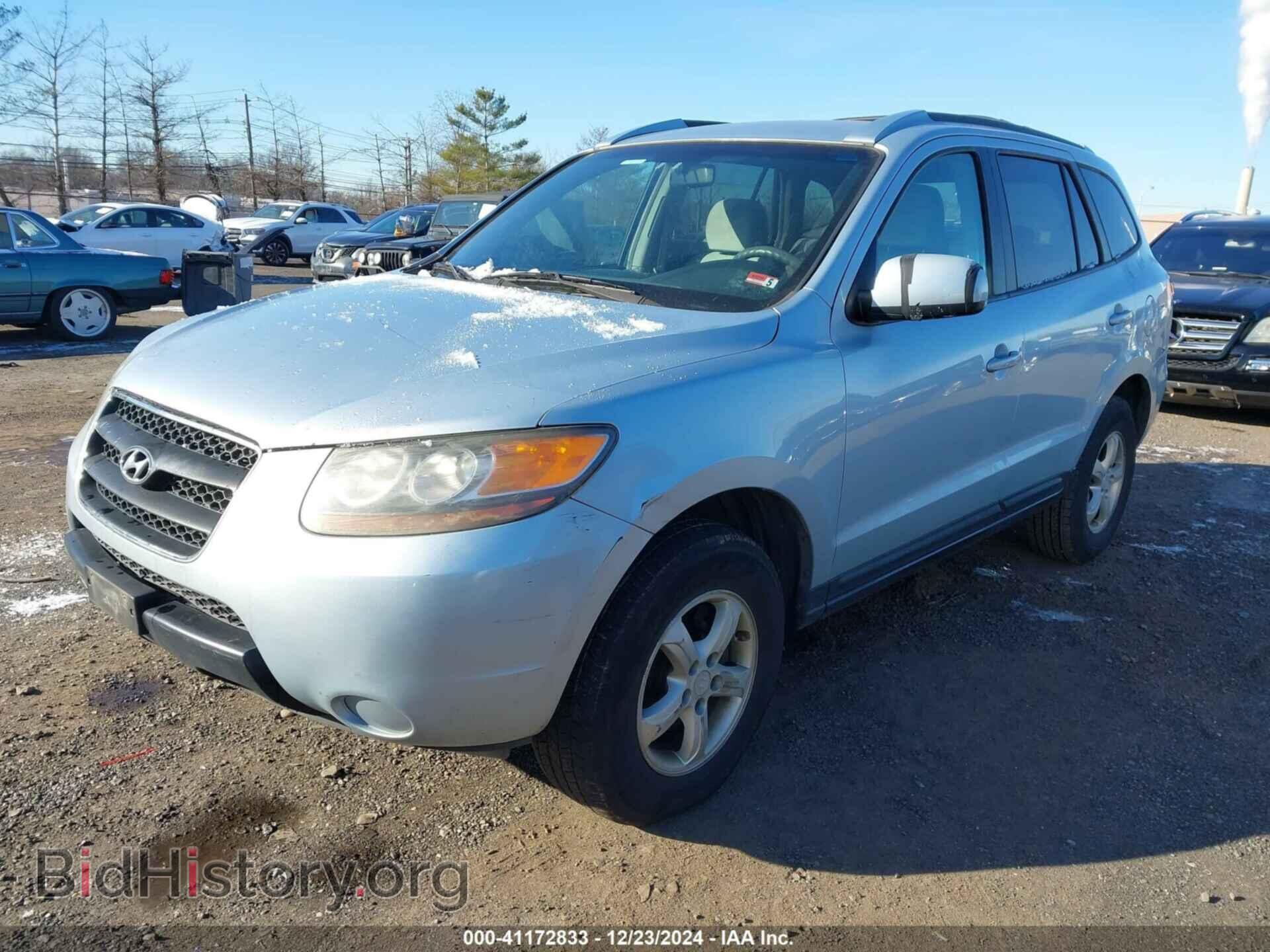 2007 HYUNDAI SANTA FE - VIN: 5NMSG13D87H095975 - Фото 2