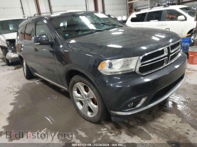 2014 Dodge DURANGO Limited (VIN 1C4RDJDG2EC520666) — photo 1 of 16, IAAI, damage: right rear