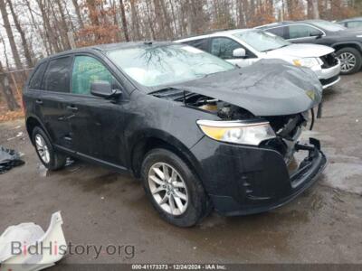 2014 Ford EDGE SE, черный — VIN 2FMDK3GC9EBA09228, IAAI
