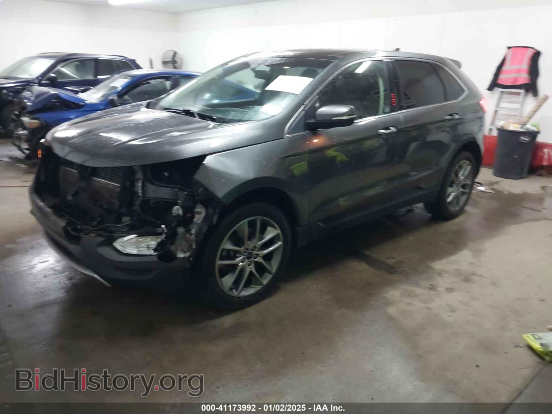 2015 FORD EDGE - VIN: 2FMTK4K85FBC38236 - Фото 2