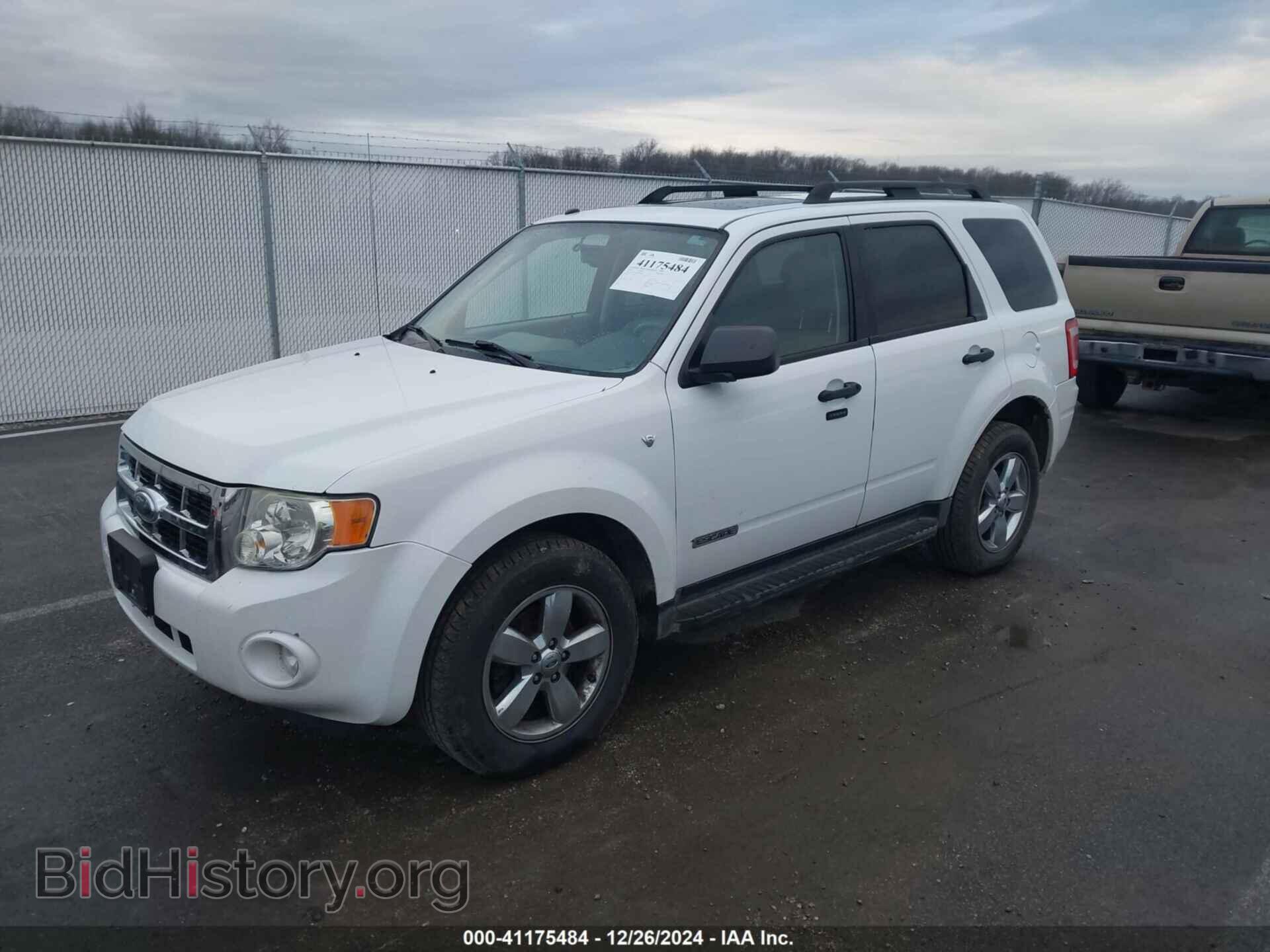 2008 FORD ESCAPE - VIN: 1FMCU93148KE68240 - Фото 2