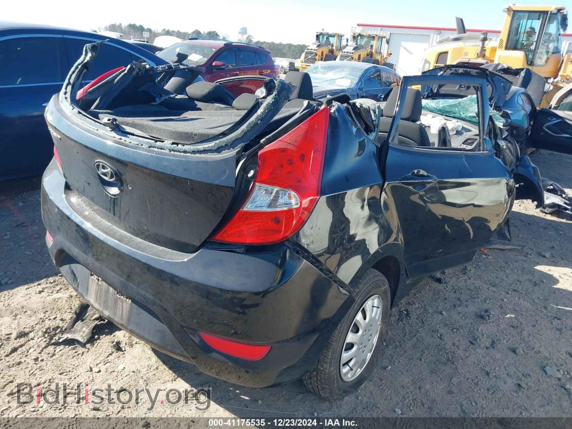 2013 HYUNDAI ACCENT - VIN: KMHCT5AE5DU087786 - Фото 4