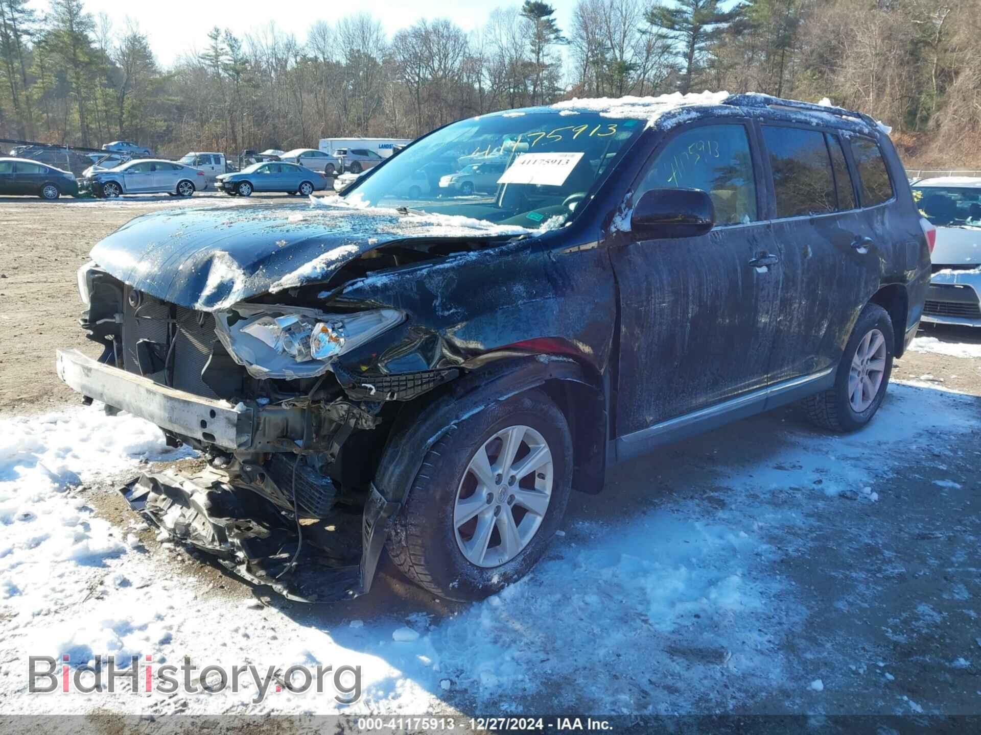 2013 TOYOTA HIGHLANDER - VIN: 5TDBK3EH8DS190166 - Фото 2