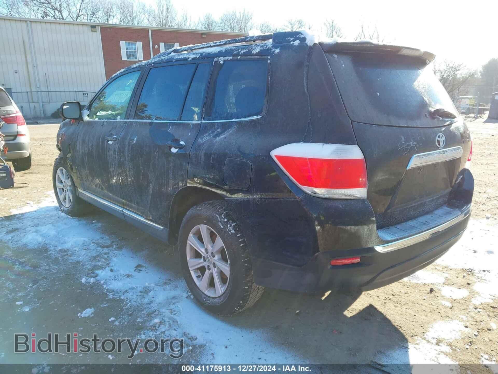 2013 TOYOTA HIGHLANDER - VIN: 5TDBK3EH8DS190166 - Фото 3