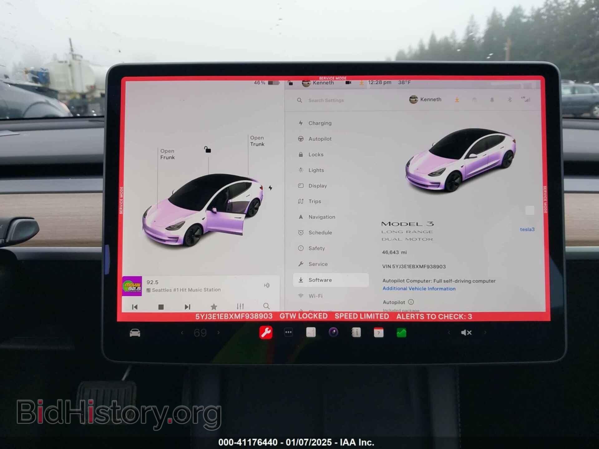 2021 TESLA MODEL 3 - VIN: 5YJ3E1EBXMF938903 - Photo 7