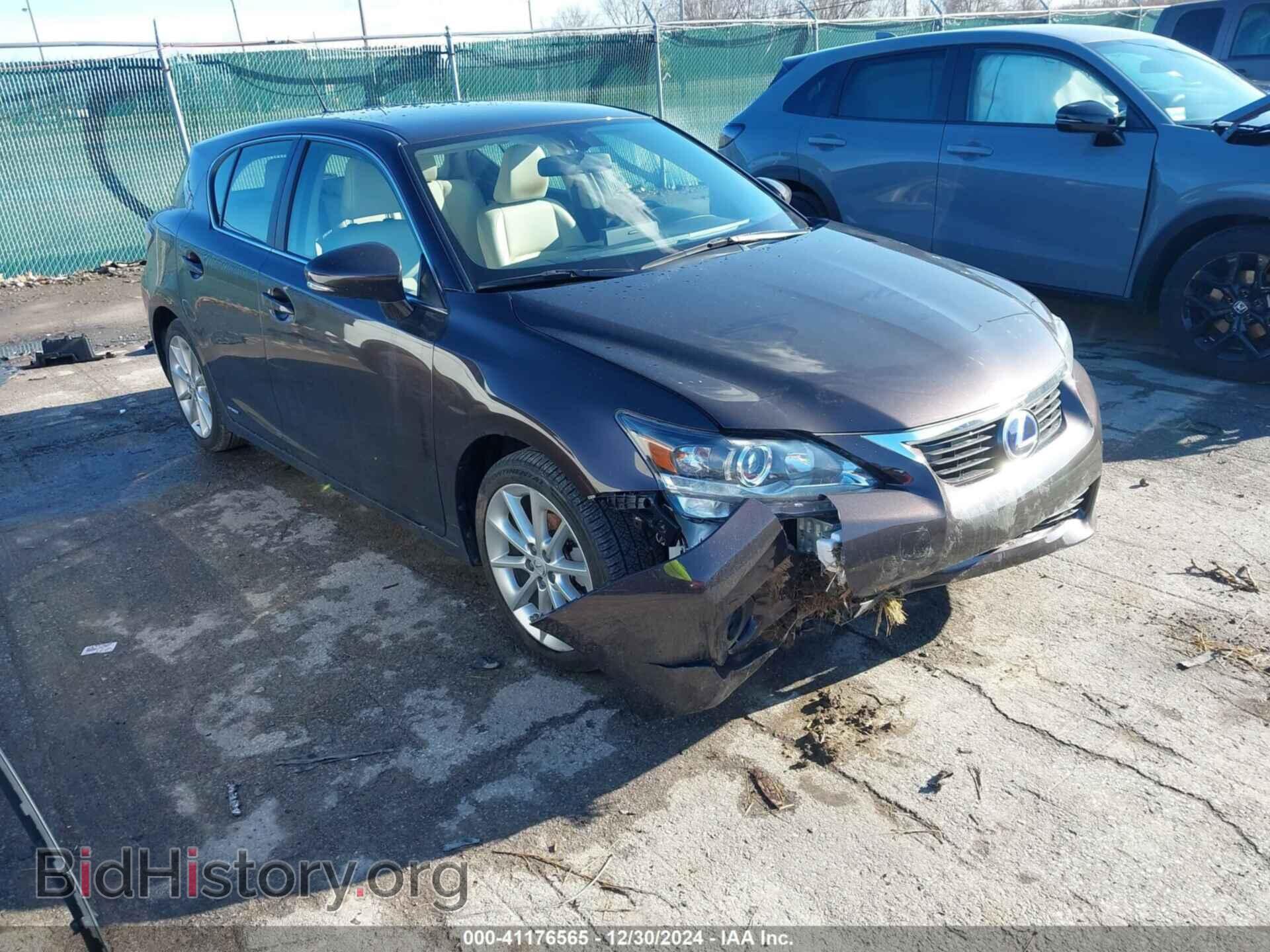 Фотография JTHKD5BH3C2108438 - LEXUS CT 200H 2012