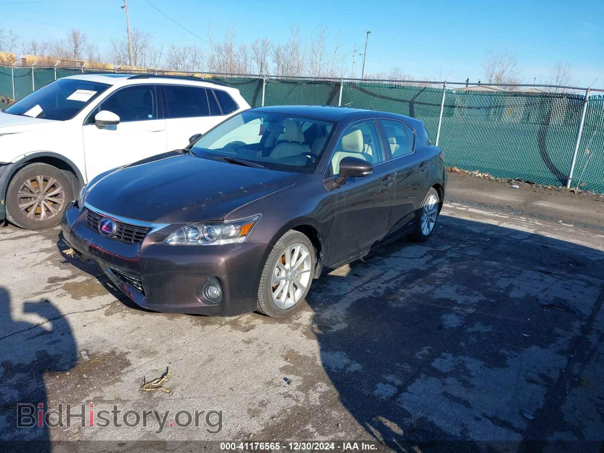 2012 LEXUS CT 200H - VIN: JTHKD5BH3C2108438 - Фото 2