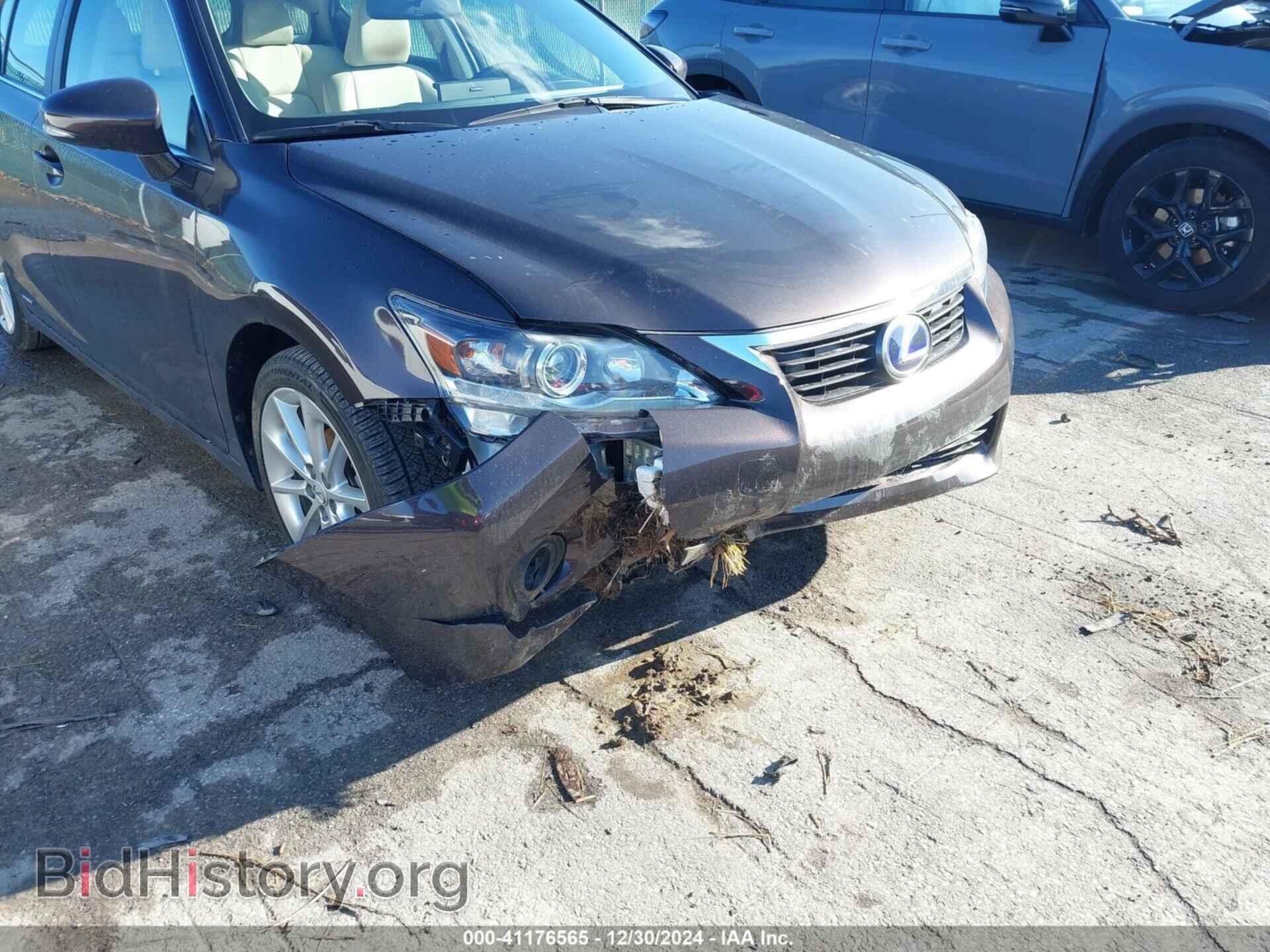 2012 LEXUS CT 200H - VIN: JTHKD5BH3C2108438 - Фото 6
