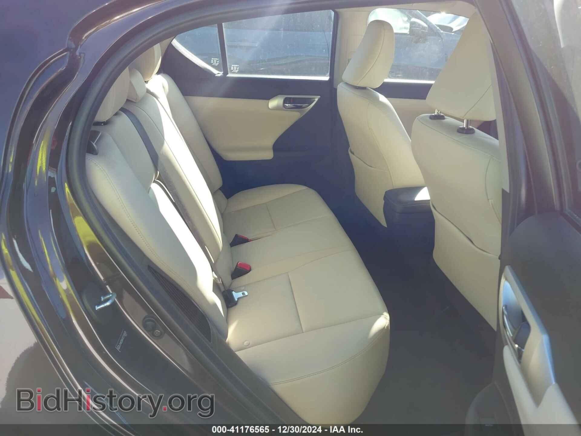2012 LEXUS CT 200H - VIN: JTHKD5BH3C2108438 - Фото 8