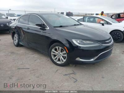 2015 Chrysler 200 Limited, черный — VIN 1C3CCCAB4FN614216, IAAI
