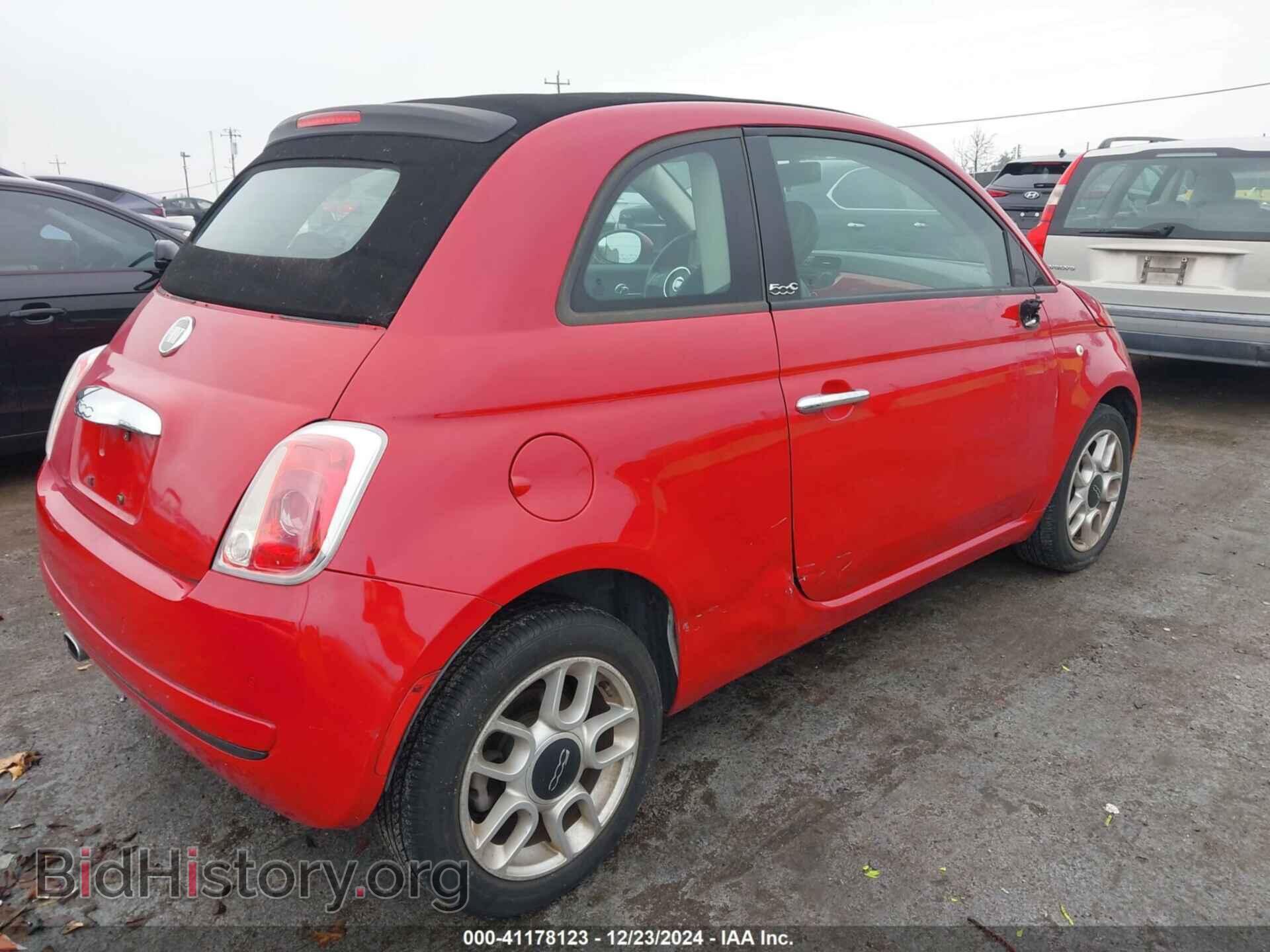 2012 FIAT 500C - VIN: 3C3CFFDR5CT223251 - Фото 4