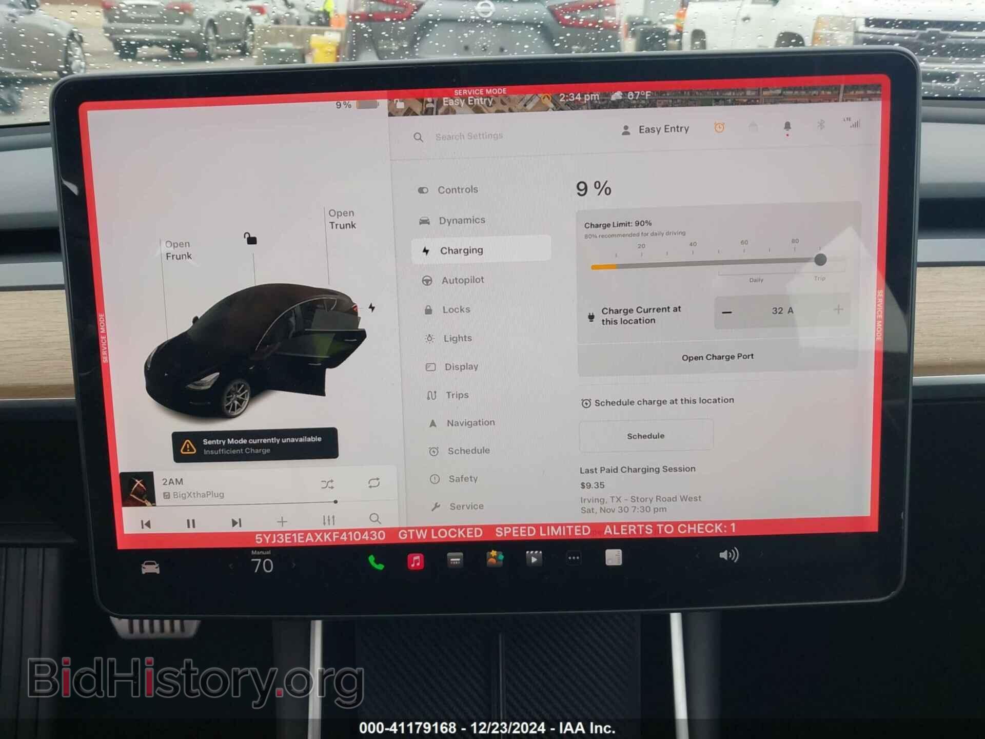 2019 TESLA MODEL 3 - VIN: 5YJ3E1EAXKF410430 - Фото 17