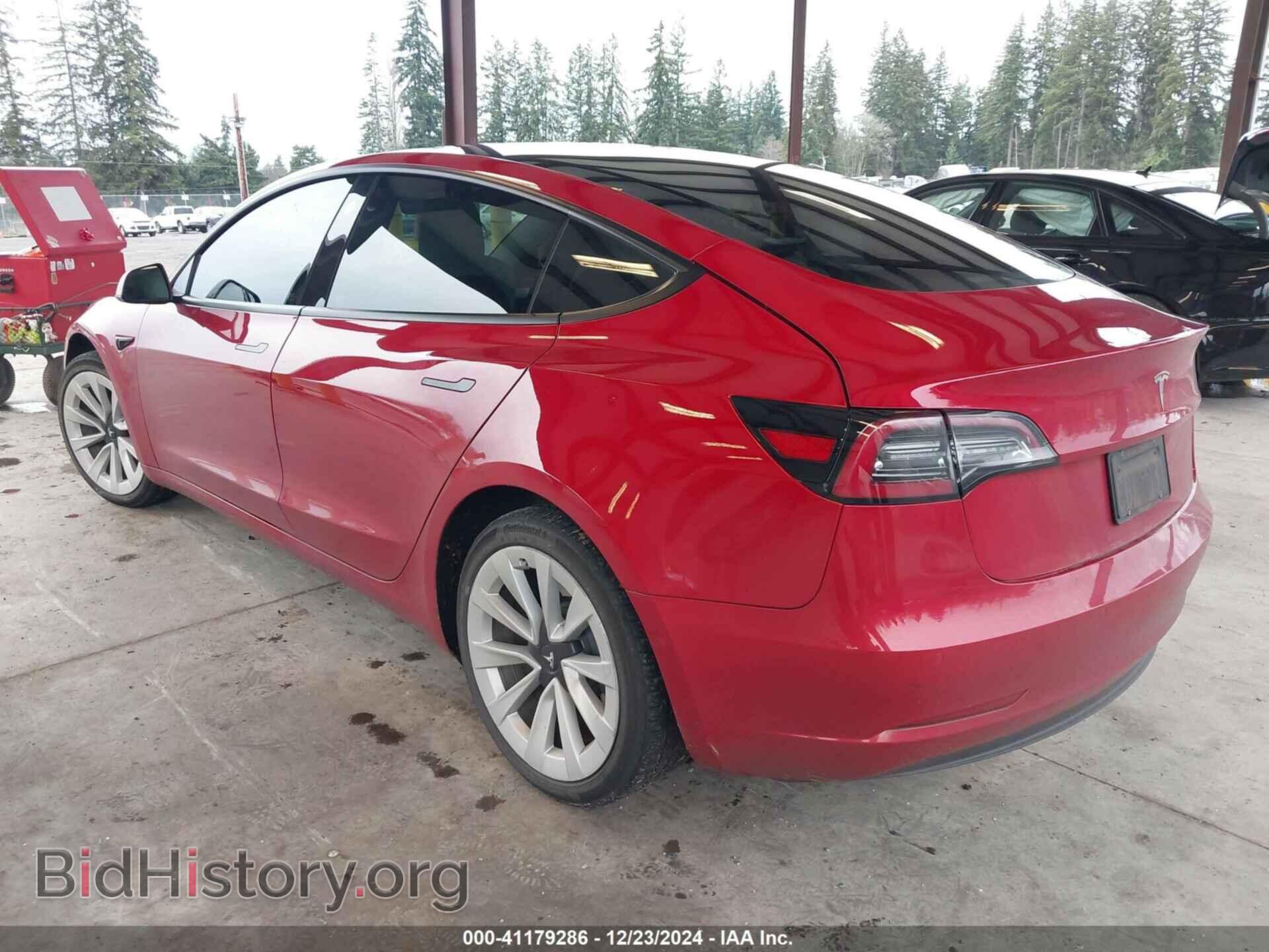 2022 TESLA MODEL 3 - VIN: 5YJ3E1EA0NF130066 - Фото 3