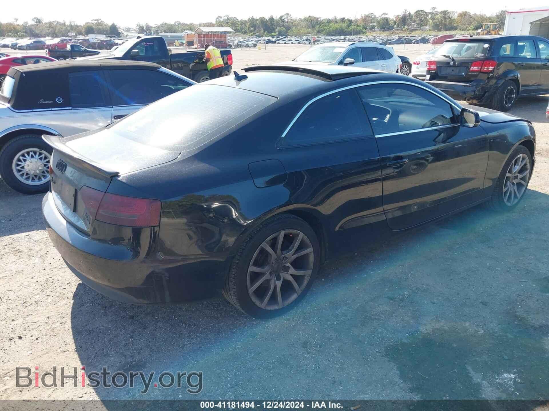 2012 AUDI A5 - VIN: WAULFAFR2CA000617 - Фото 4