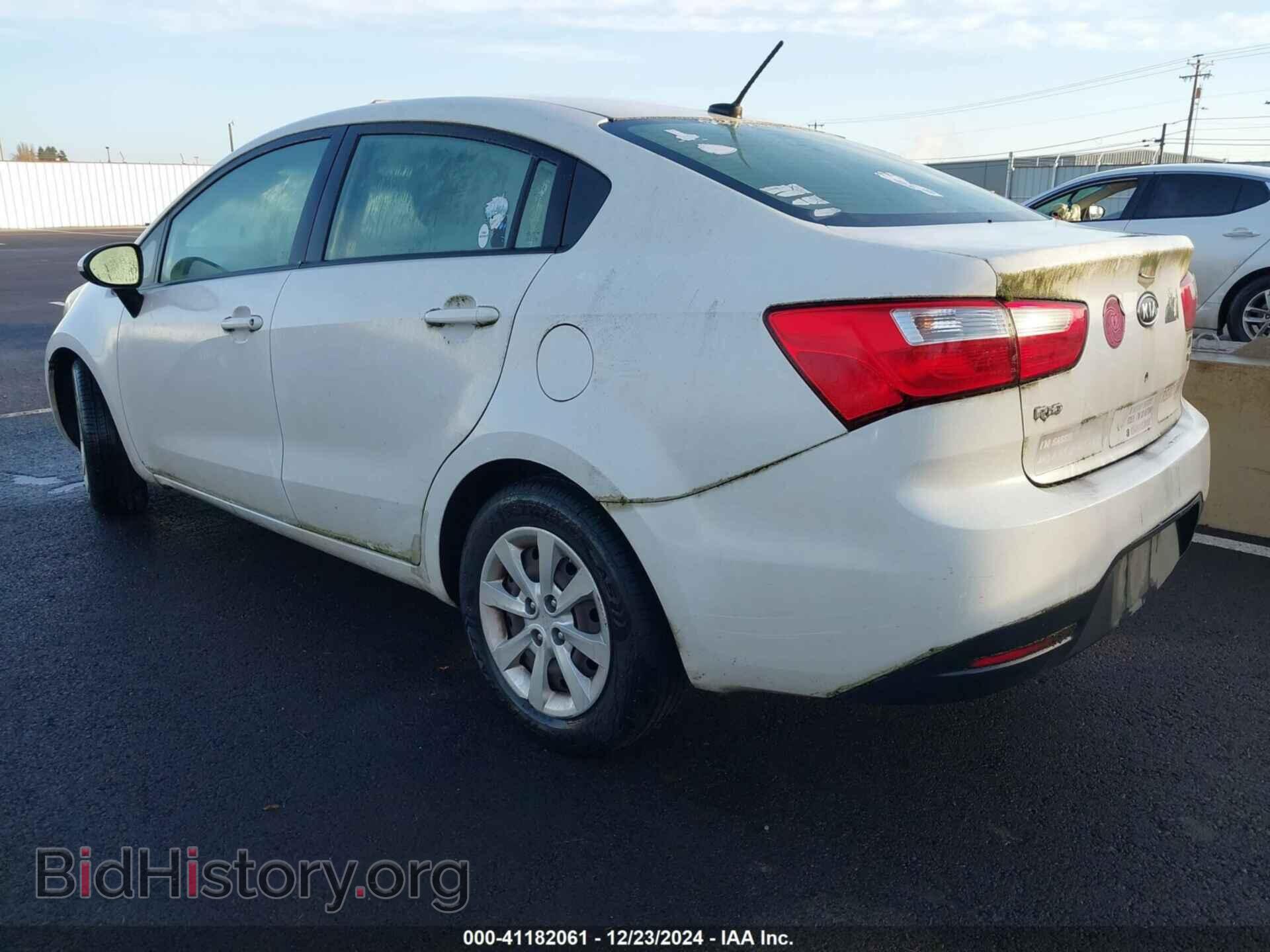 2012 KIA RIO - VIN: KNADM4A35C6088001 - Фото 3