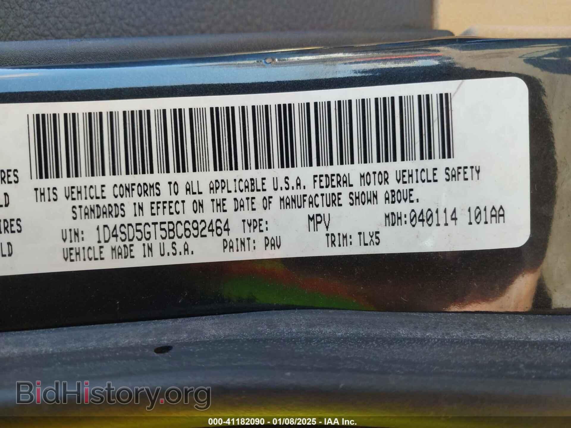 2011 DODGE DURANGO - VIN: 1D4SD5GT5BC692464 - Photo 9