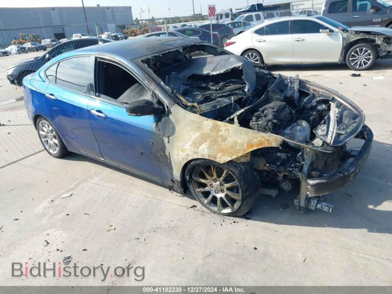 2014 Dodge DART Limited (VIN 1C3CDFCB2ED767953) — photo 1 of 15, IAAI, damage: engine burn