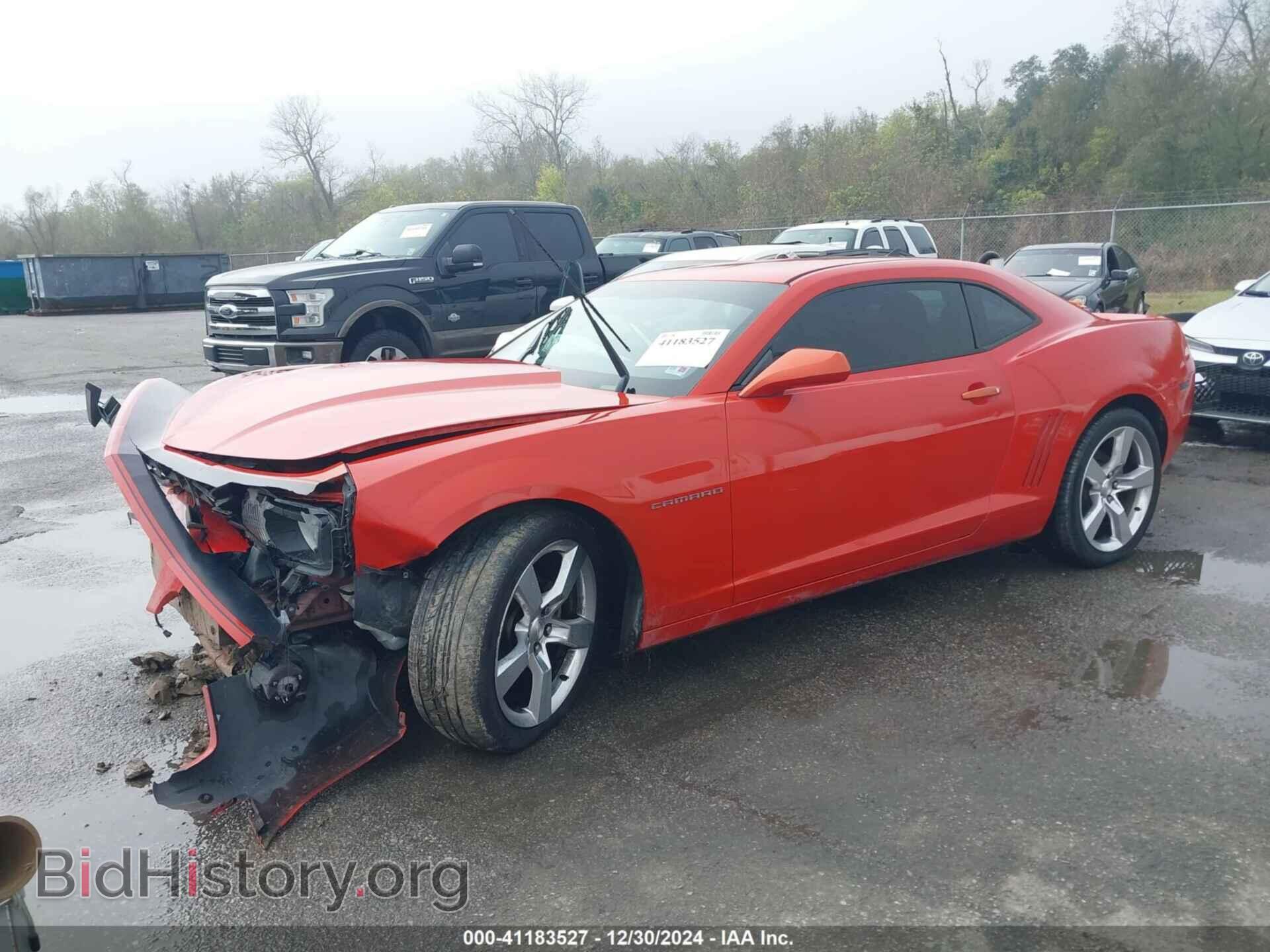 2012 CHEVROLET CAMARO - VIN: 2G1FA1E34C9129720 - Фото 2