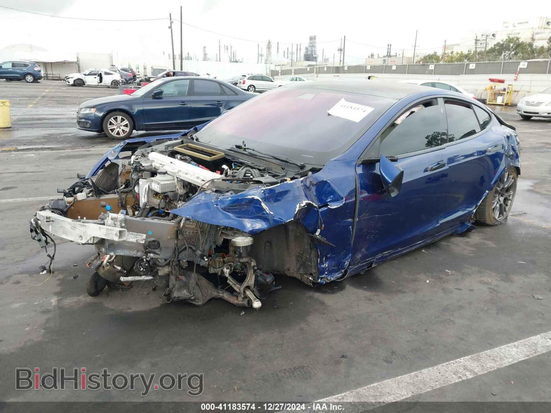 2021 TESLA MODEL S - VIN: 5YJSA1E69MF449385 - Фото 2