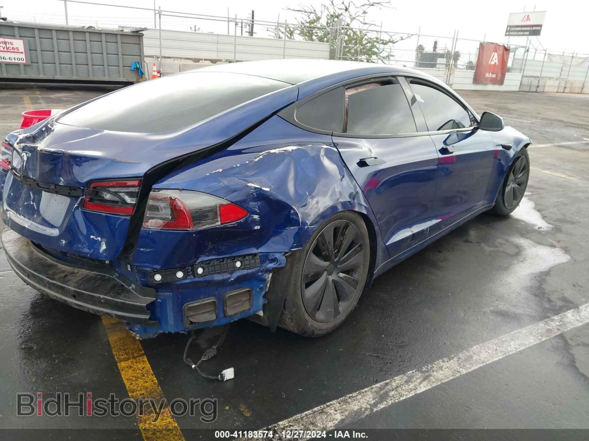 2021 TESLA MODEL S - VIN: 5YJSA1E69MF449385 - Фото 4
