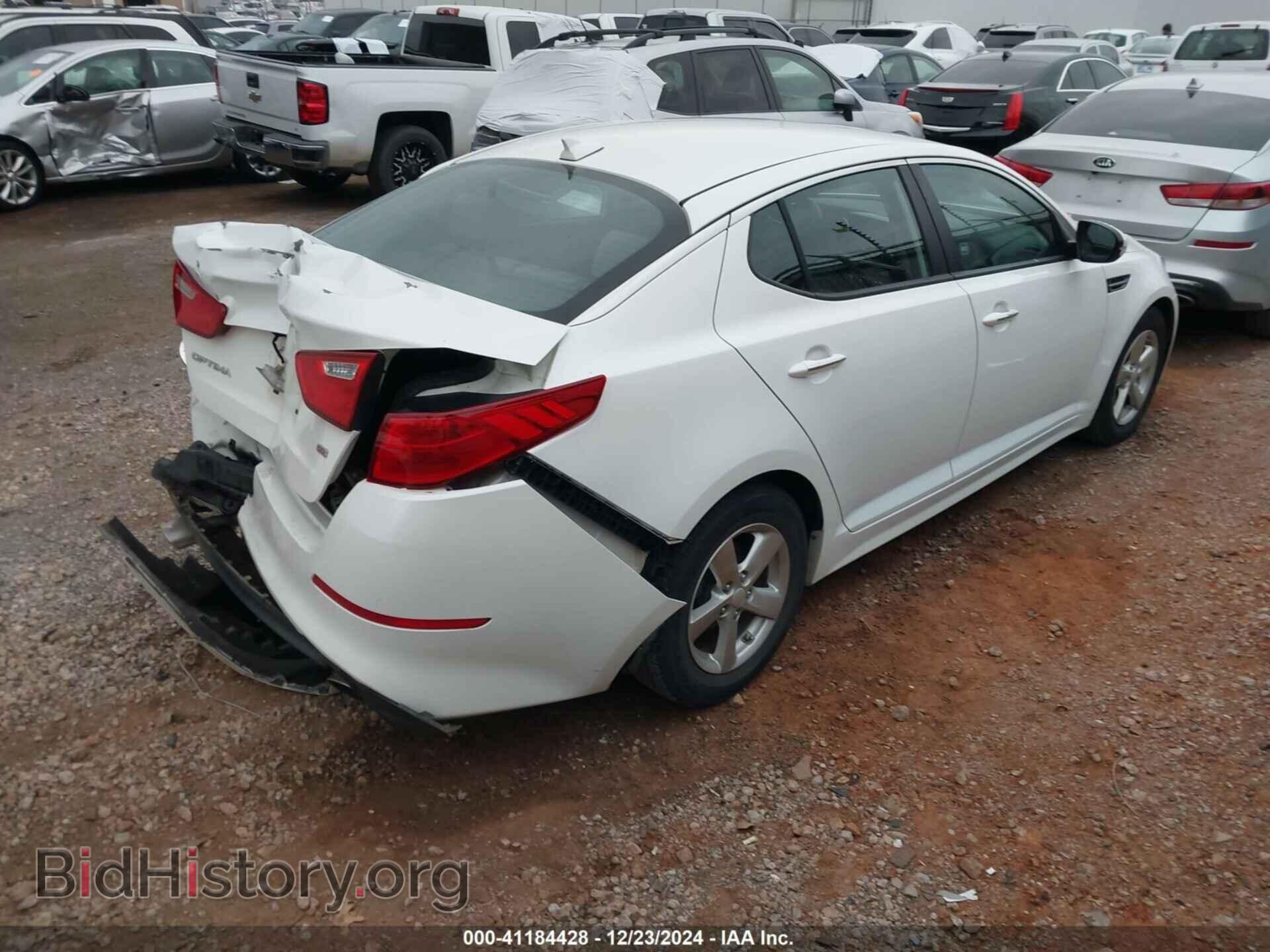 2015 KIA OPTIMA - VIN: KNAGM4A74F5587415 - Фото 4