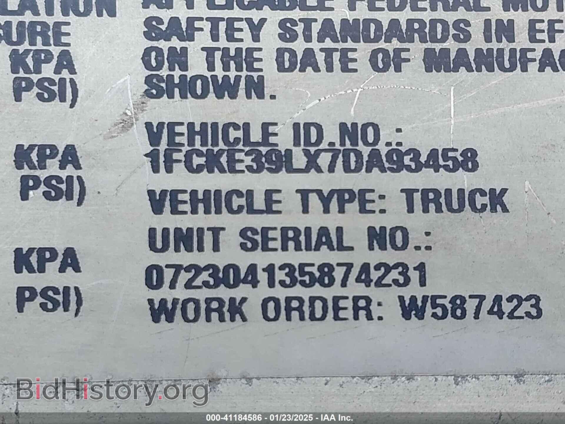 2007 FORD E-350 STRIPPED - VIN: 1FCKE39LX7DA93458 - Фото 8