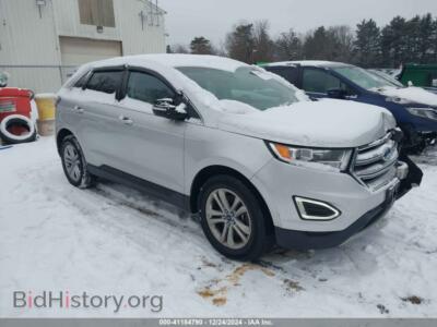 2016 Ford EDGE SEL, silver — VIN 2FMPK4J99GBC03633, IAAI