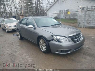 2013 Chrysler 200 LIMITED, gray — VIN 1C3CCBCG3DN593133, IAAI