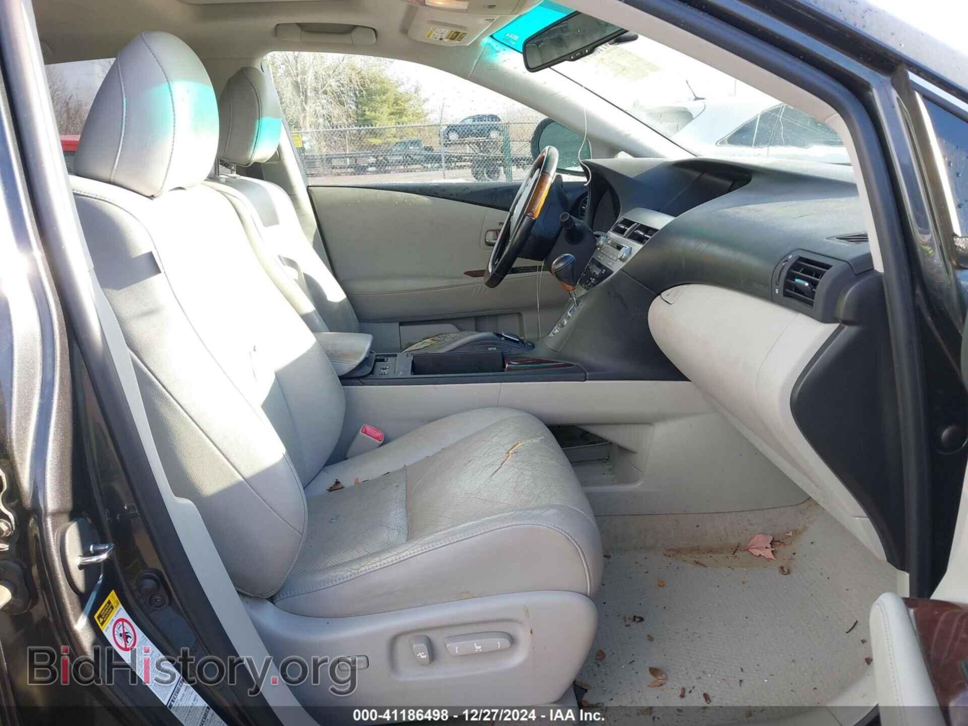 2010 LEXUS RX 350 - VIN: 2T2BK1BA6AC073262 - Фото 5