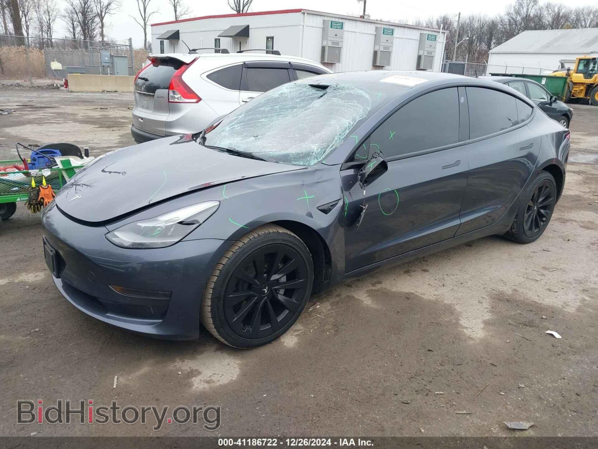 2022 TESLA MODEL 3 - VIN: 5YJ3E1EA9NF185910 - Фото 2
