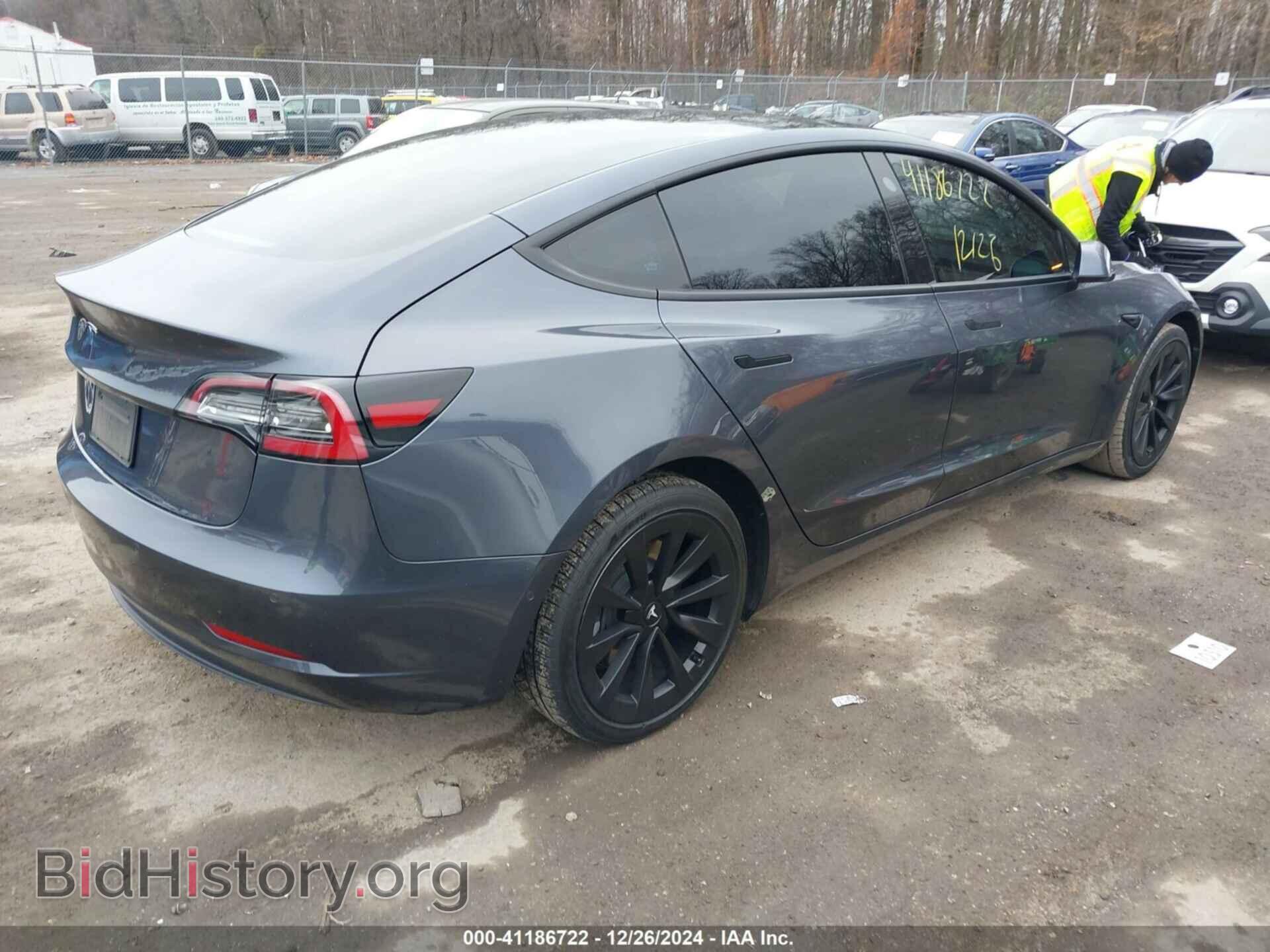 2022 TESLA MODEL 3 - VIN: 5YJ3E1EA9NF185910 - Фото 4