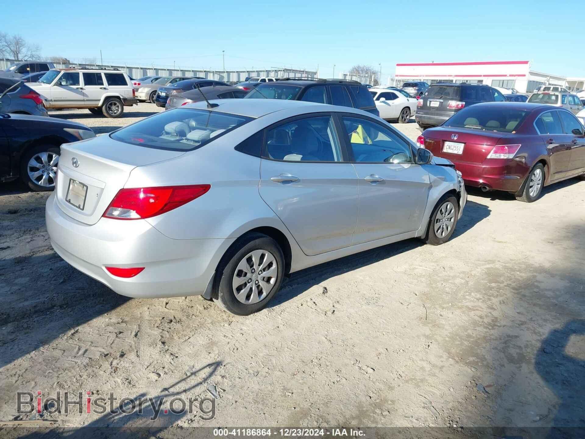 2015 HYUNDAI ACCENT - VIN: KMHCT4AEXFU934976 - Фото 4