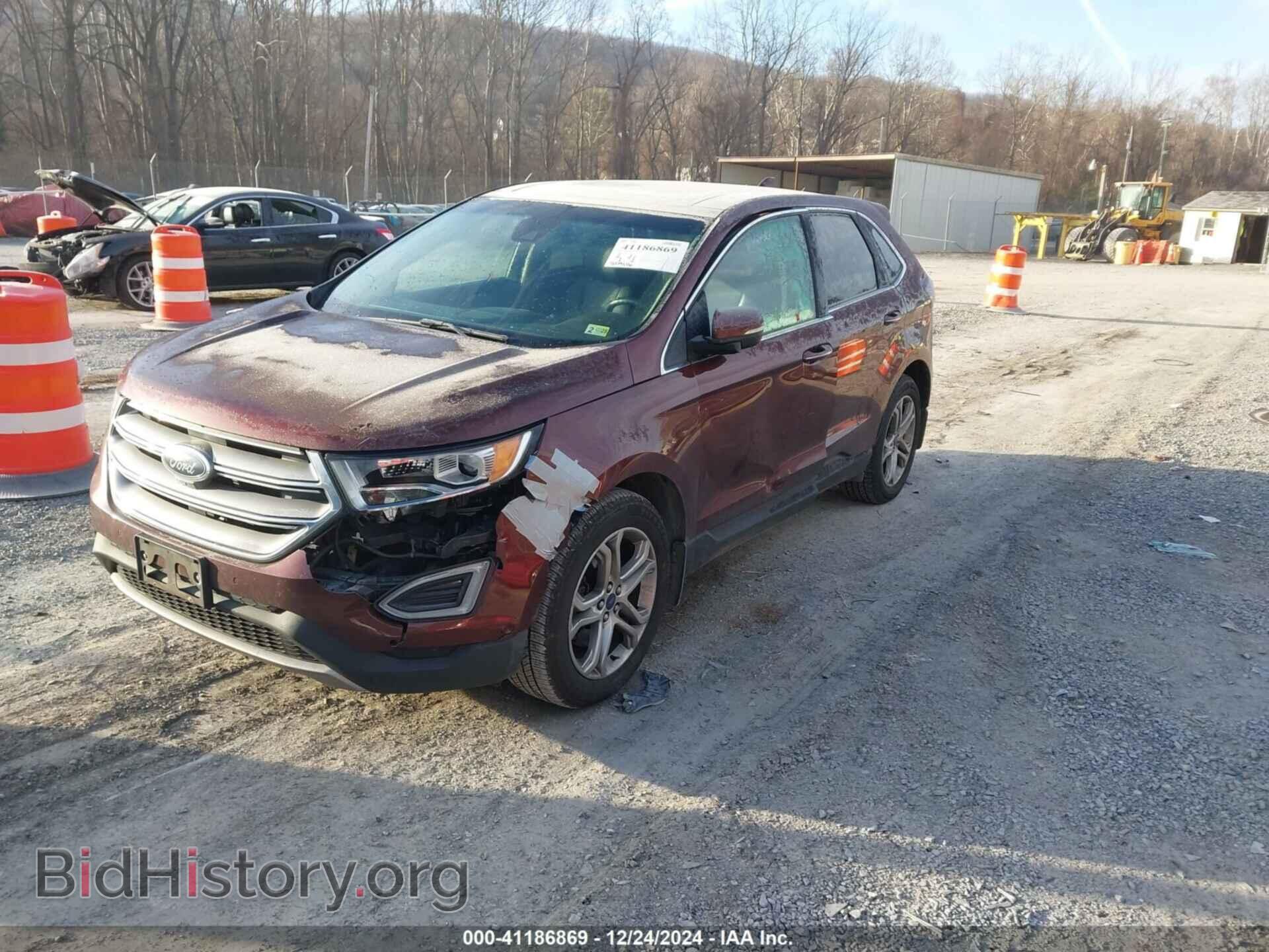 2015 FORD EDGE - VIN: 2FMPK4K83FBB14919 - Фото 2