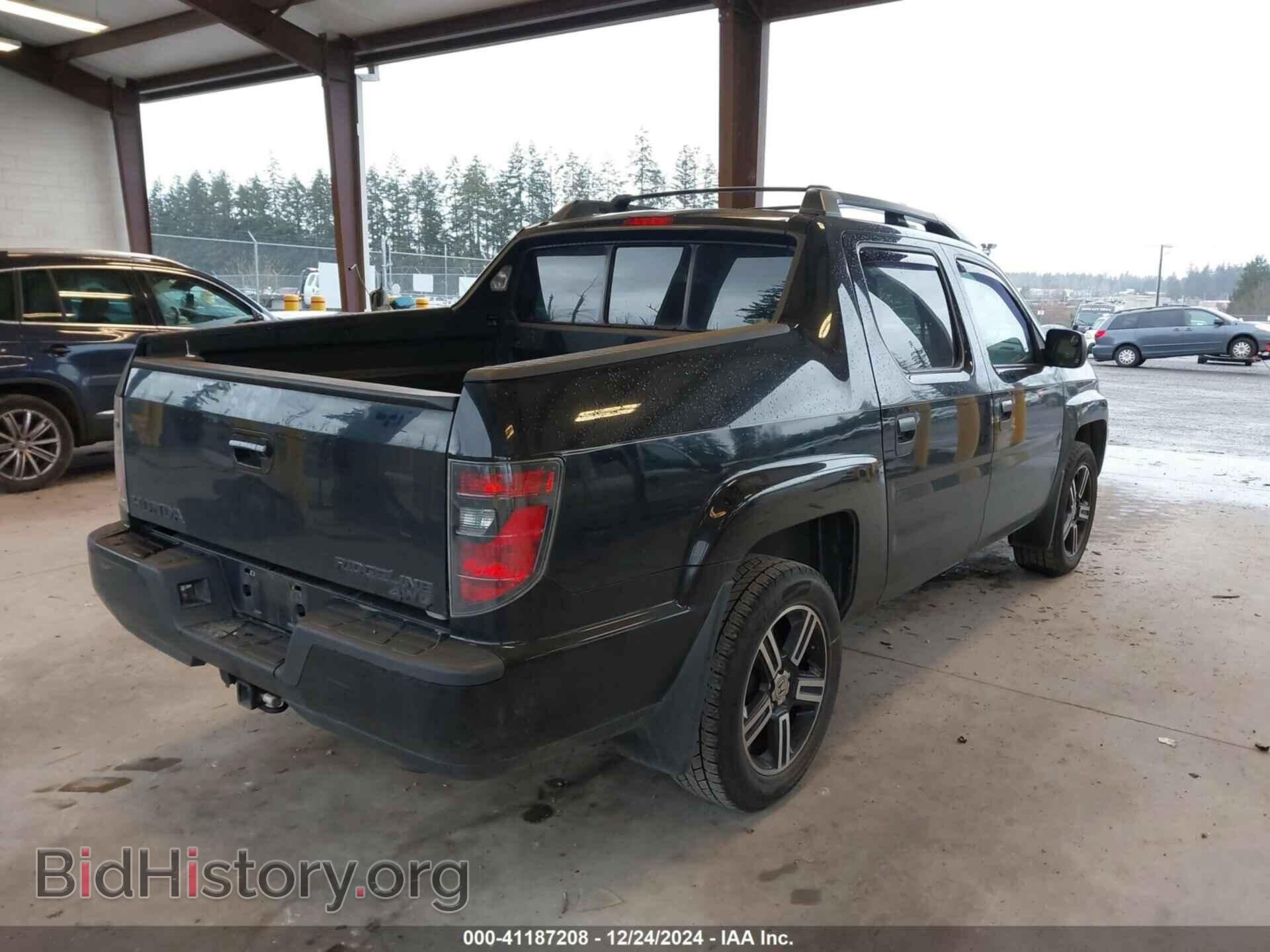 2014 HONDA RIDGELINE - VIN: 5FPYK1F71EB013461 - Фото 4